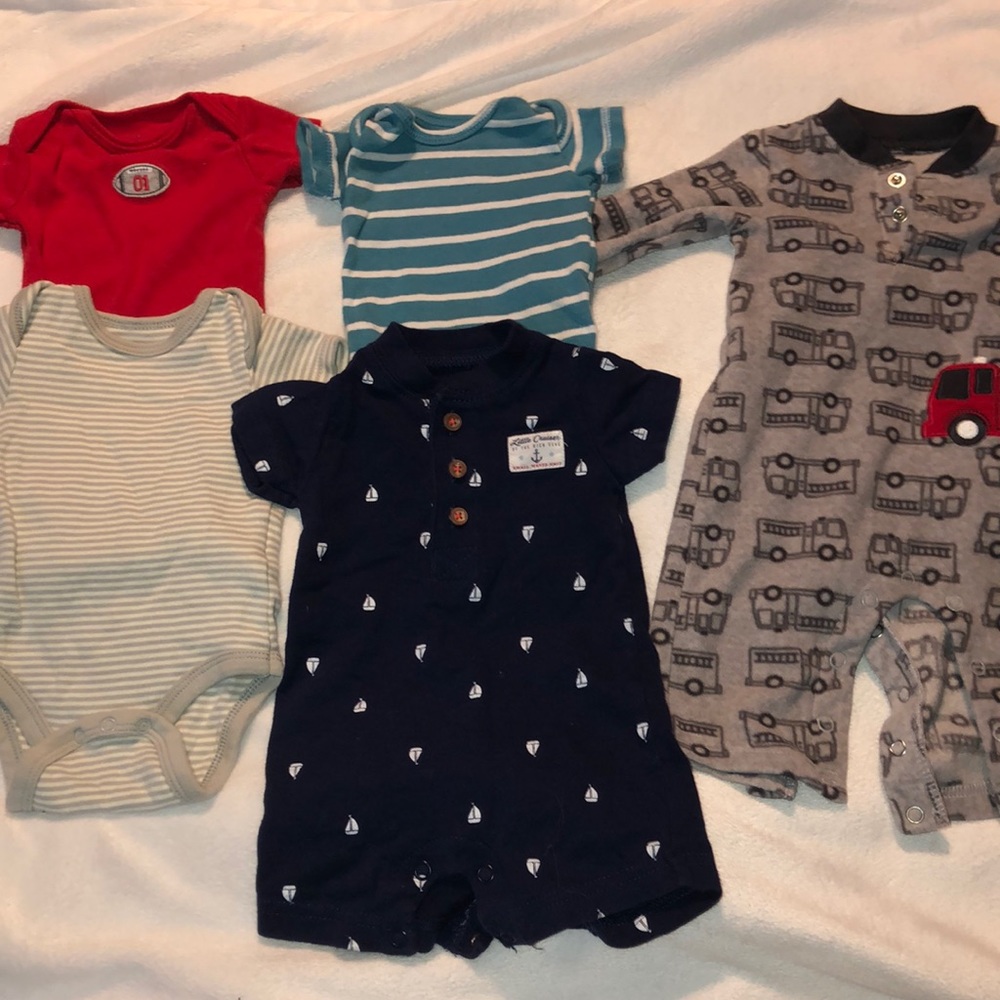 5 wonderful condition onesies